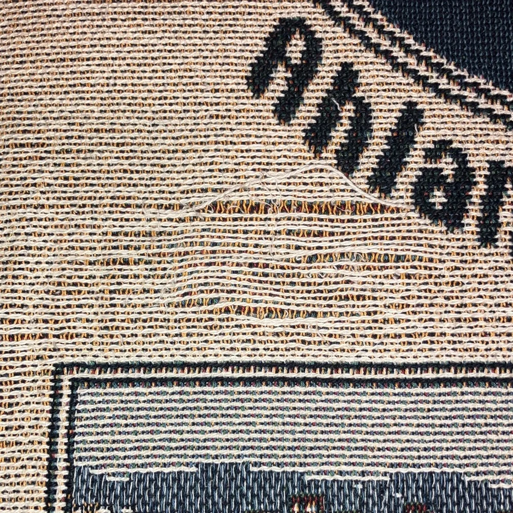 Vtg.‎ Saudi Arabia Tapestry Throw 4’x5 1/2’